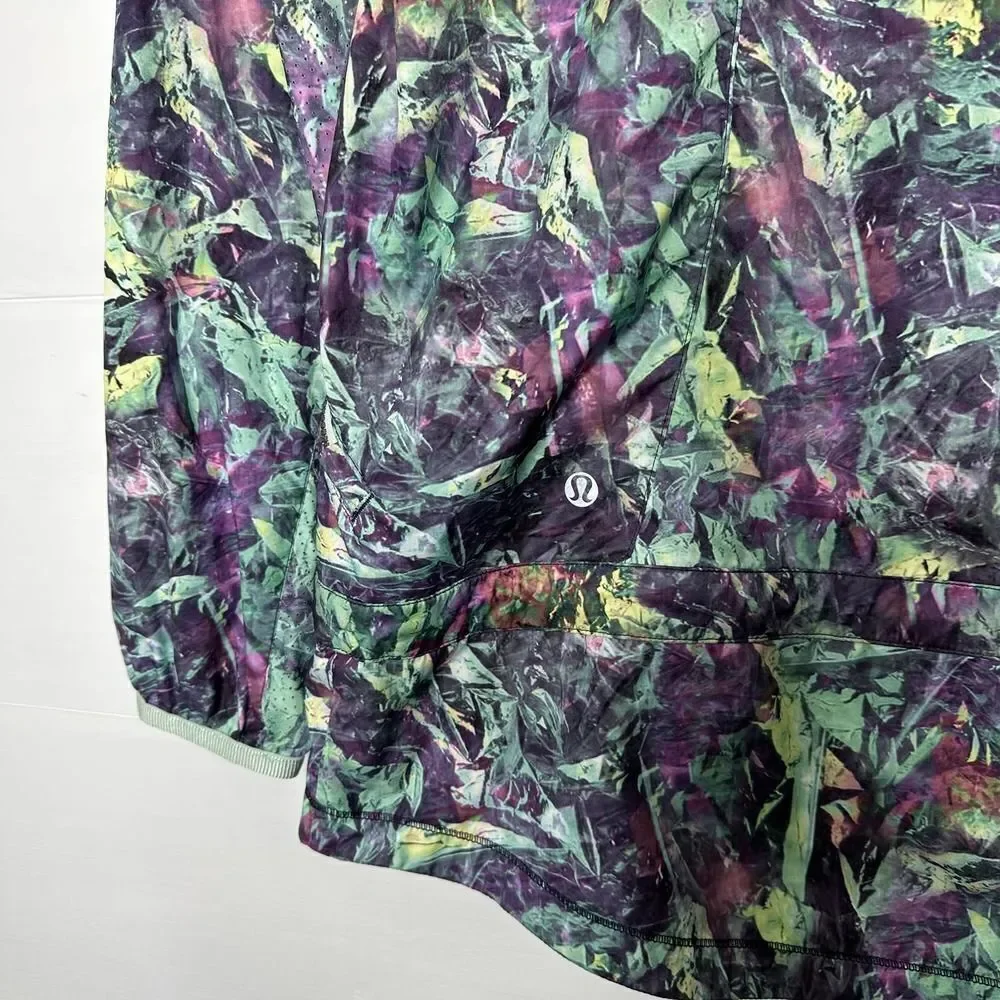 Lululemon Women's Miss Misty II Windbreaker Jacket zip up Iridescent rain 4 - Picture 3 of 6